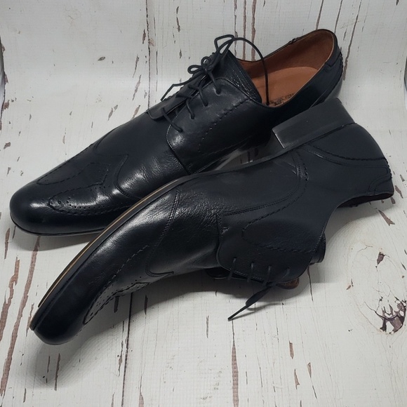 John W. Shoes black formal dress mens shoes size 12 main image 7